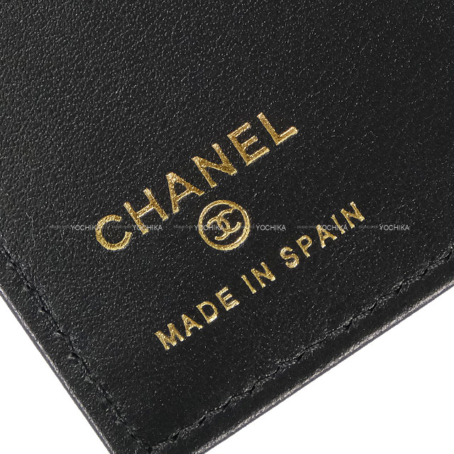 【SALE】シャネル CHANEL パスポートケース 黒 キャビアスキン CHANEL シャネル パスポートケース マトラッセ ココマーク