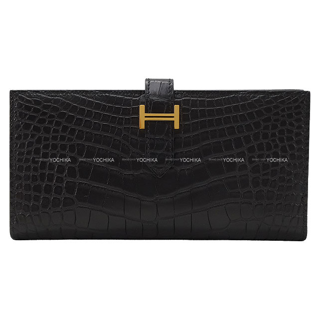 HERMES ブラック 長財布 HERMES エルメス 長財布 コンスタンスロング ウォレット