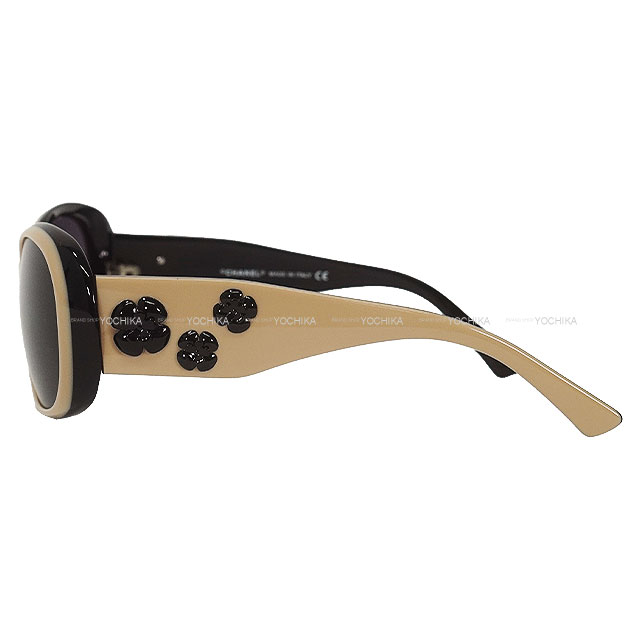 CHANEL サングラス カメリア 5113 ベージュ ブラック ココマーク CHANEL シャネル サングラス カメリア ココマーク 黒 (ブラック