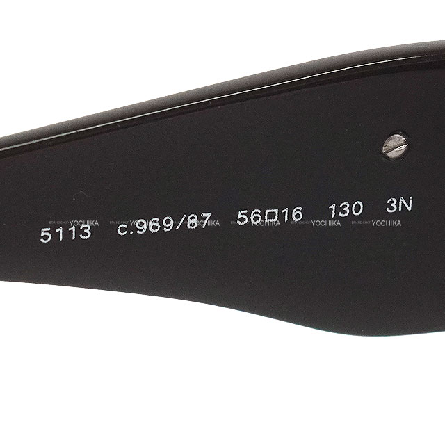 CHANEL シャネル サングラス カメリア ココマーク 黒 (ブラック