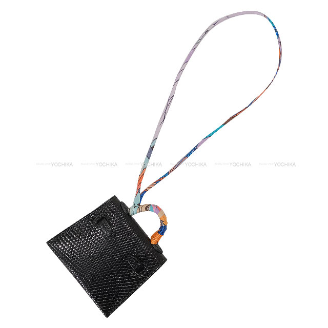 未使用　HERMES バックチャーム HERMES エルメス バッグチャーム ケリートゥイリー 黒 (ブラック