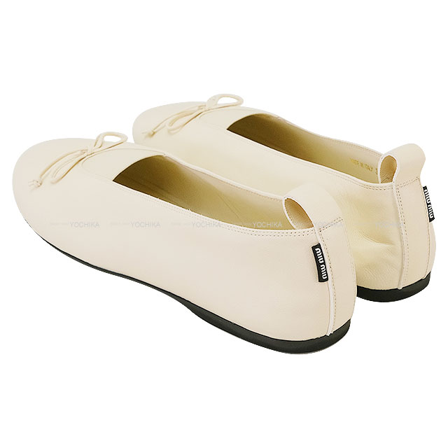 Miu Miu ミュウミュウ フラットシューズ エラン バレリーナ #38