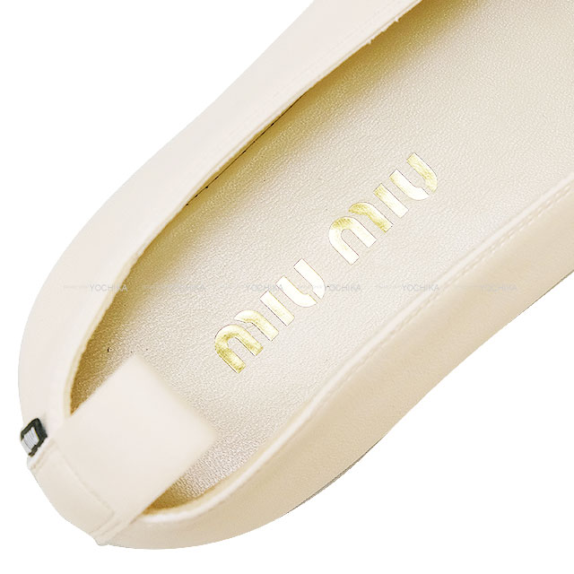 Miu Miu ミュウミュウ フラットシューズ エラン バレリーナ #38