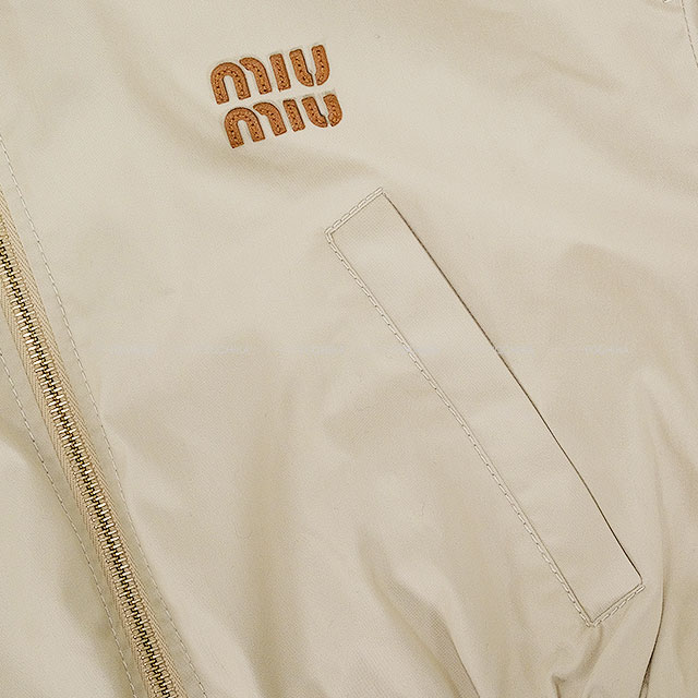 miumiu パナマコットン ブルゾンジャケット MIU MIU/ミュウミュウ通販 | パナマ コットン ブルゾンジャケット