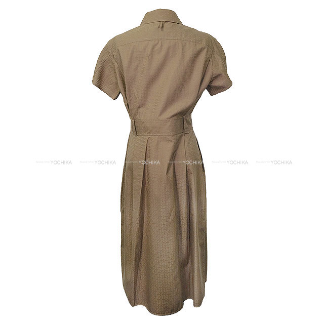 HERMES エルメス ワンピース レディース ジップアップ Hモザイク