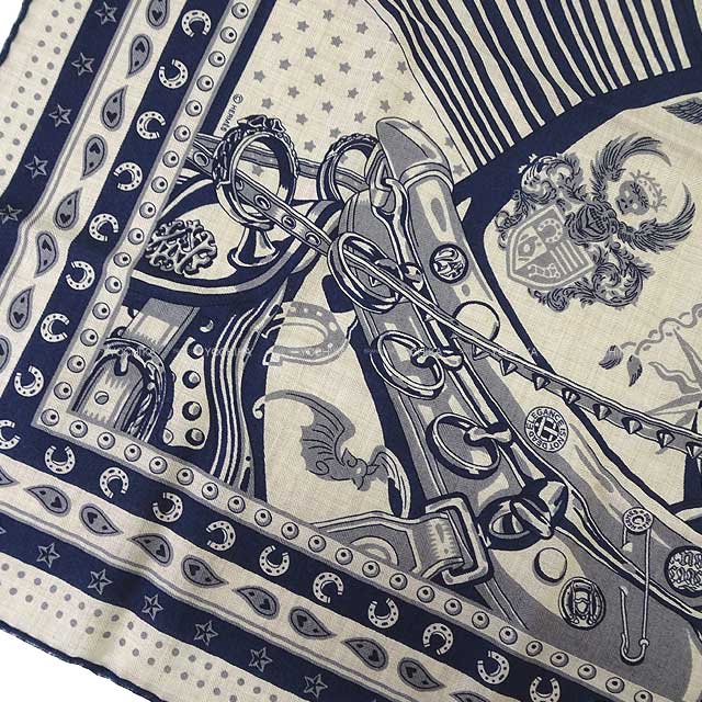 HERMES エルメス スカーフ カレ カレH65 シュヴァル パンク