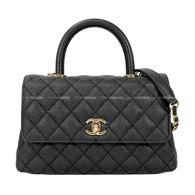 CHANEL シャネル ショルダーバッグ マトラッセ ココハンドル トップ