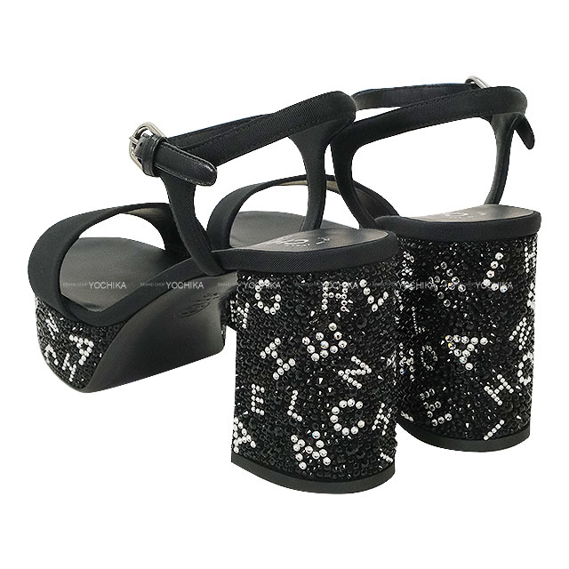 2024年クルーズコレクション CHANEL シャネル サンダル ラインストーン