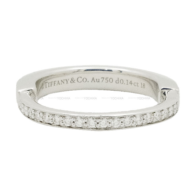 TIFFANY&Co. ティファニー リング・指輪 ロック ハーフ シルバー K18