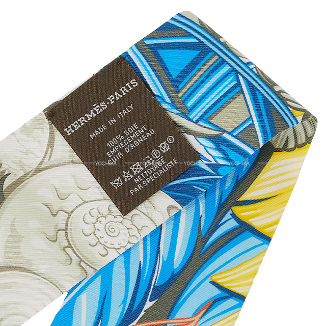 HERMES エルメス スカーフ ツイリー ダンスパシフィック ジョーヌ