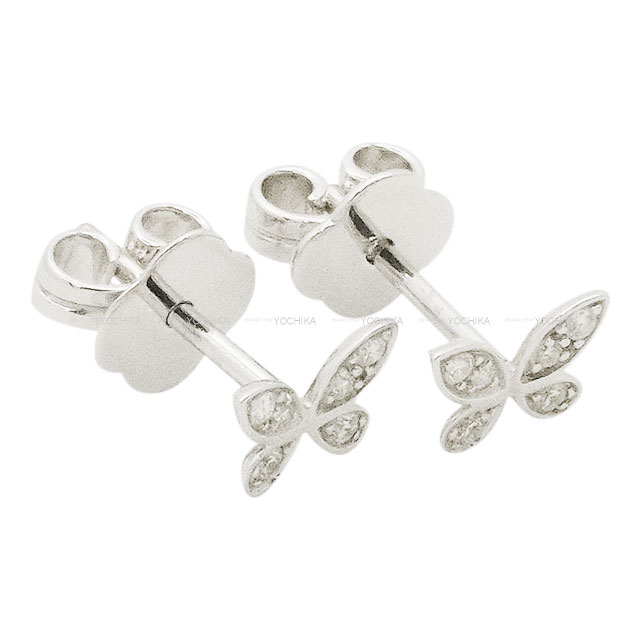 GRAFF グラフ ピアス パヴェ バタフライ ミニ スタッド K18WG