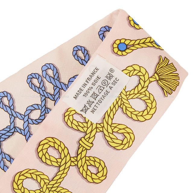 HERMES エルメス スカーフ ツイリー 飾緒とブランデンブルク飾り