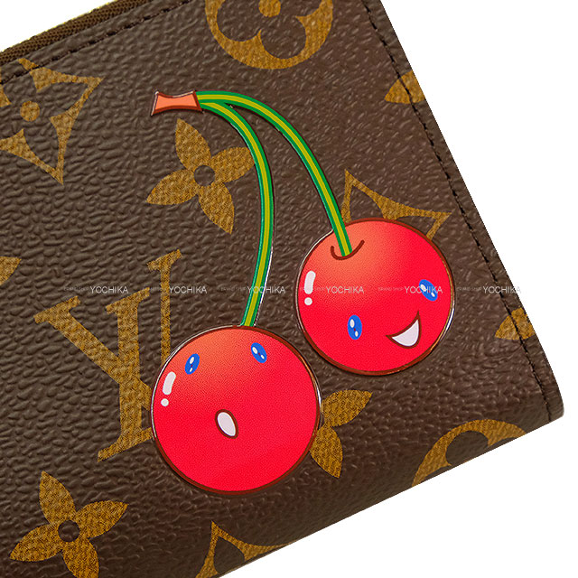 LOUIS VUITTON ルイ・ヴィトン 二つ折り財布 LV×TM チェリーブロッサム