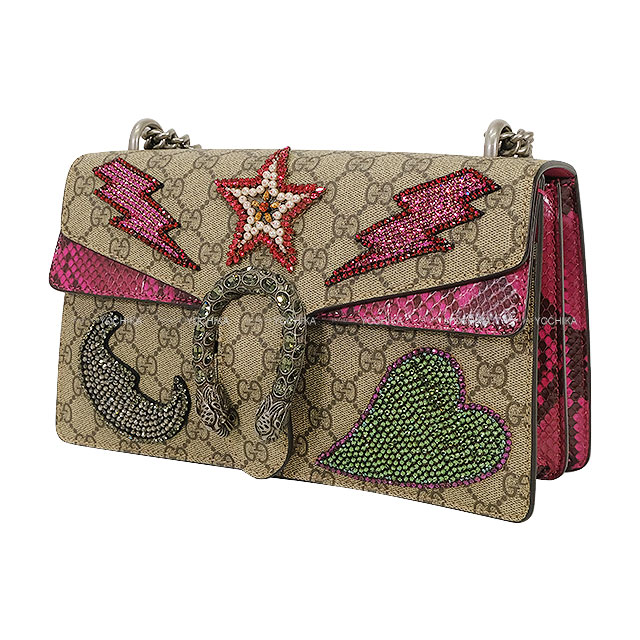 GUCCI グッチ ショルダーバッグ チェーン デュオニソス ナチュラル