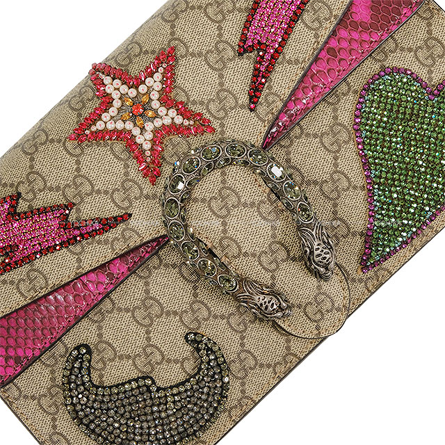 GUCCI グッチ ショルダーバッグ チェーン デュオニソス ナチュラル