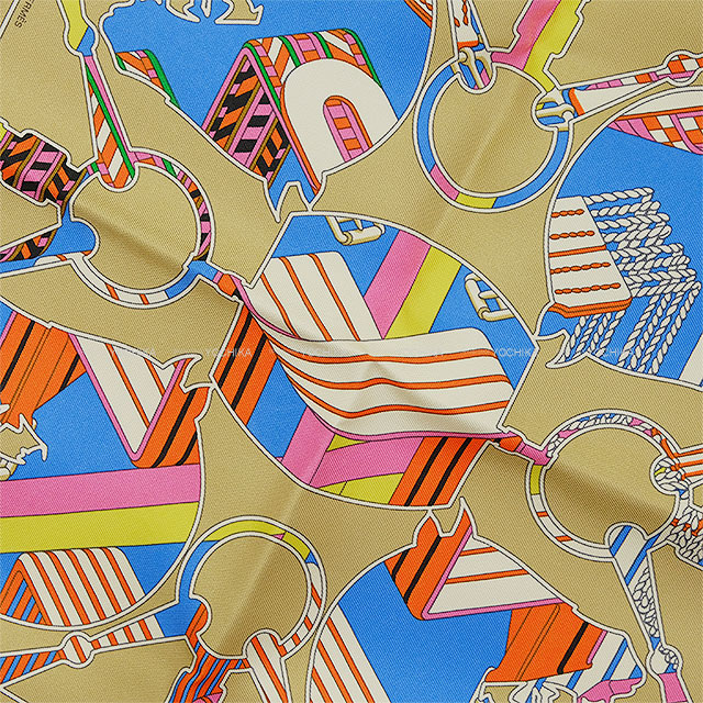 2025年パリ限定 HERMES エルメス スカーフ カレ45 ガヴロッシュ ソー