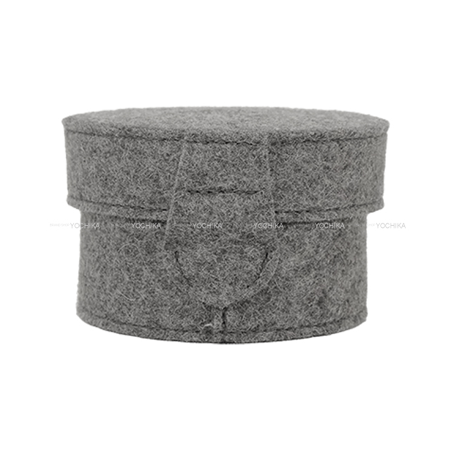 HERMES エルメス シュガーボックス アシエ フェルト/バレニア 新品同様