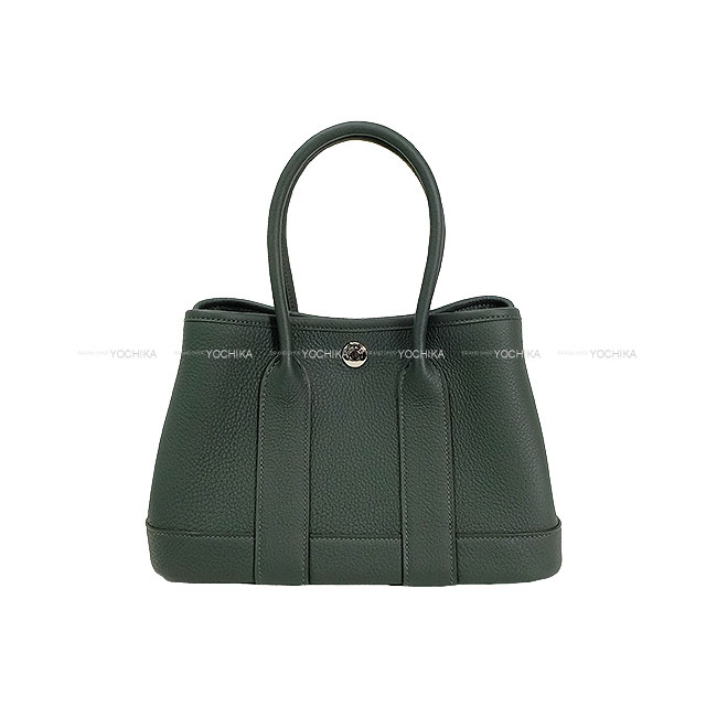 HERMES エルメス ハンドバッグ ネオ ガーデンパーティ 23 ヴェール