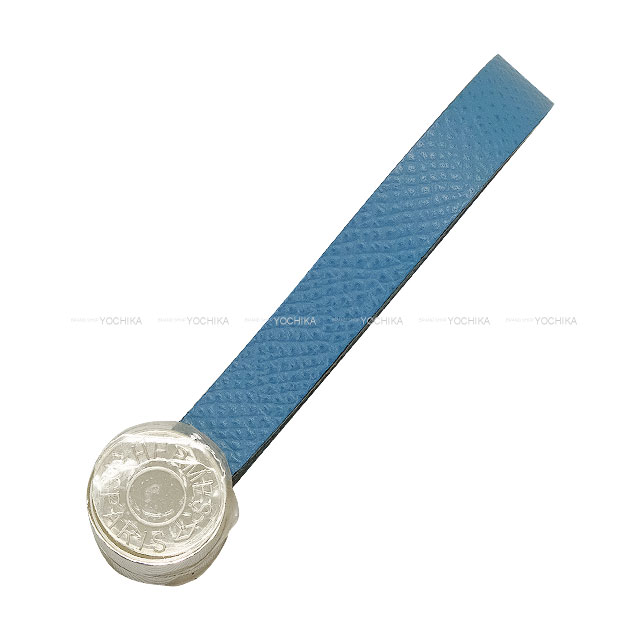 HERMES エルメス グローブホルダー マリス セリエボタン ブルージーン