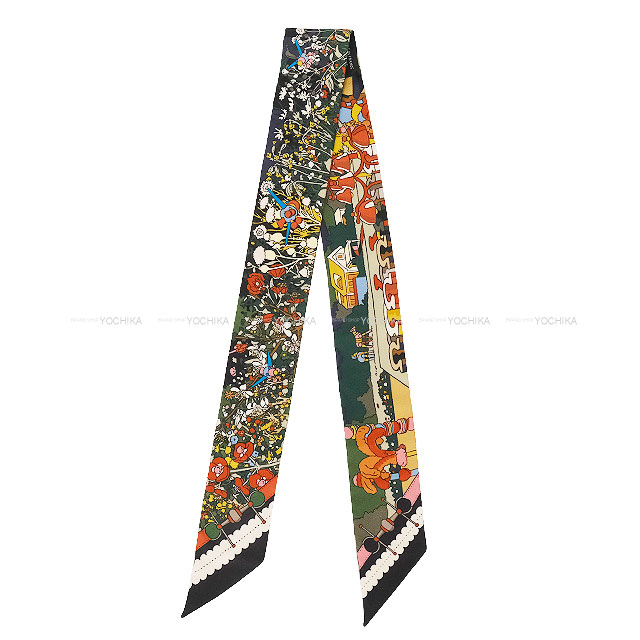 HERMES エルメス スカーフ ツイリー ポニー ピット ストップ