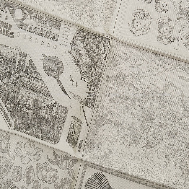 2023年 HERMES エルメス スカーフ イヤーズギフト カレ60 ダブル