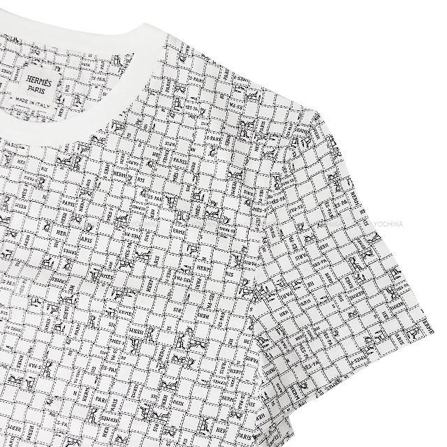 エルメス　Tシャツワンピース　チュニック　コーチングリミックス　白　38 新品 エルメス Tシャツワンピース チュニック コーチングリミックス 白 38 新品