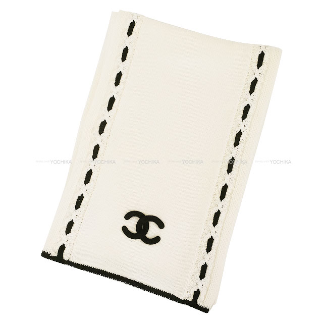 2025年秋冬 CHANEL シャネル マフラー ニット ココマーク チェーン