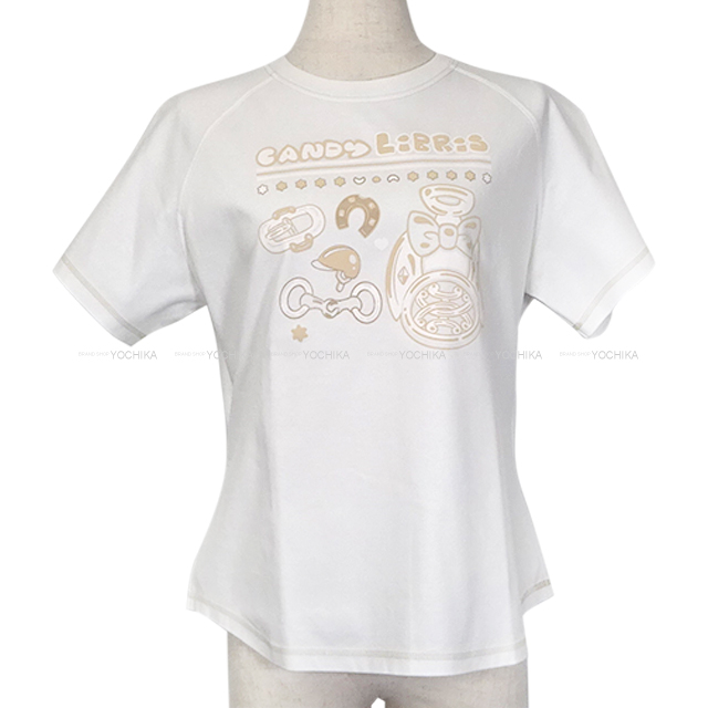 HERMES エルメス 半袖Tシャツ マイクロ カルトゥッシュ 白 (ホワイト