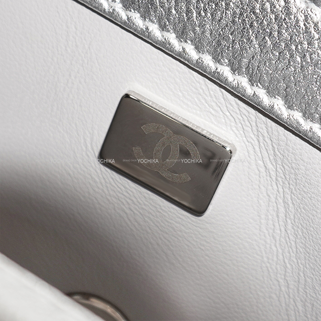 CHANEL シャネル ショルダーバッグ ミニ マトラッセ 20 メタリック
