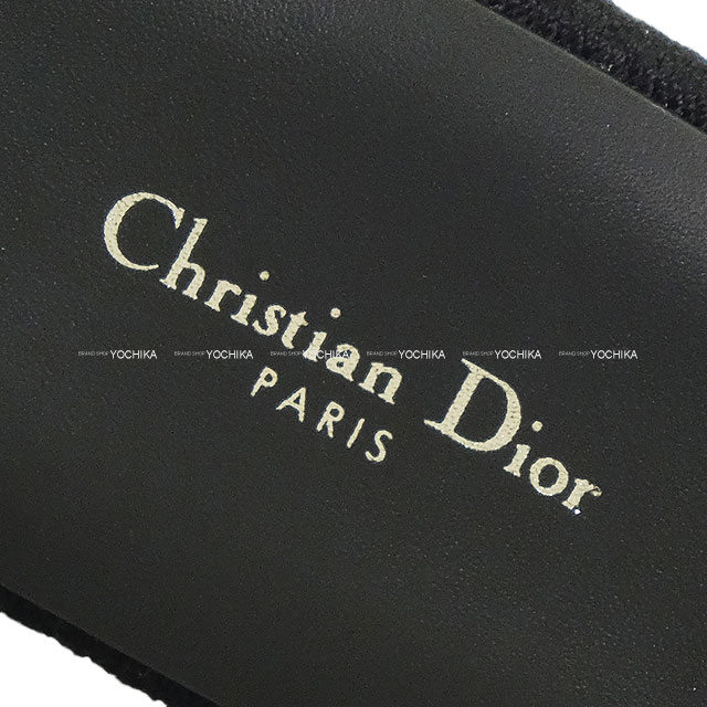 Dior ディオール ヘアアクセサリー カチューシャ 千鳥格子 黒