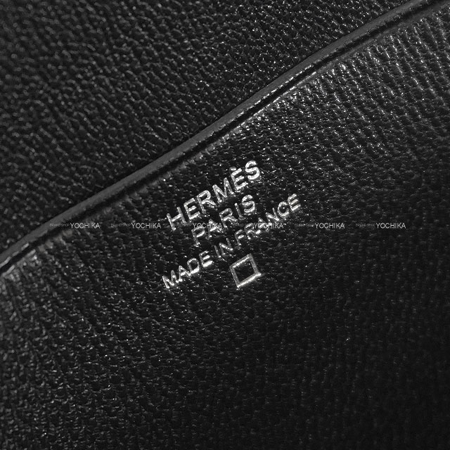 HERMES エルメス 札入れ MC2 フレミング 黒 (ブラック) クロコダイル