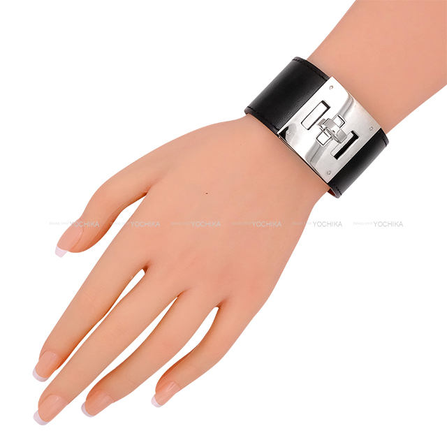 HERMES エルメス ブレスレット ケリードック 黒 (ブラック) ボックス