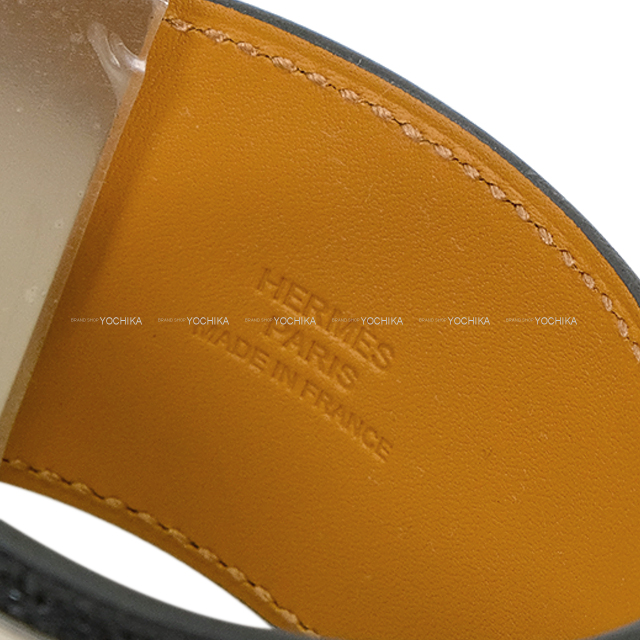 HERMES エルメス ブレスレット コリエドシアン #T2 黒 (ブラック