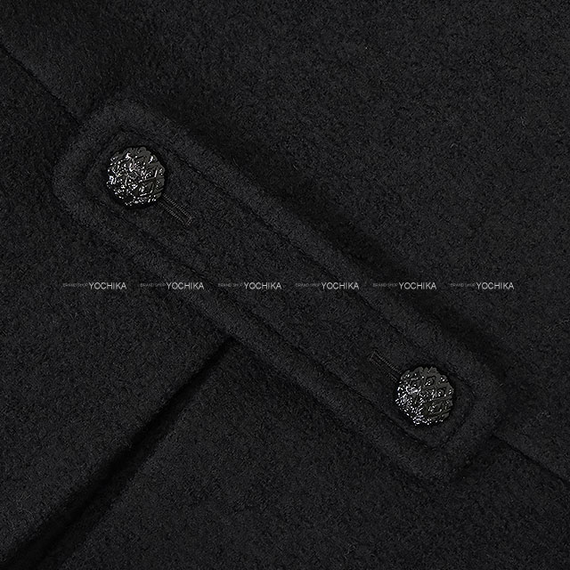 CHANEL シャネル ステンカラーコート スタンドカラー マトラッセ ココ