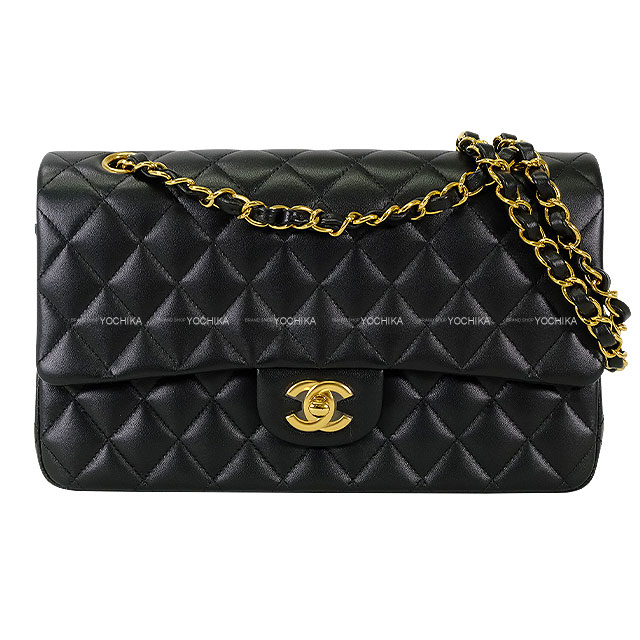 CHANEL シャネル ショルダーバッグ マトラッセ 25 Wフラップ チェーン