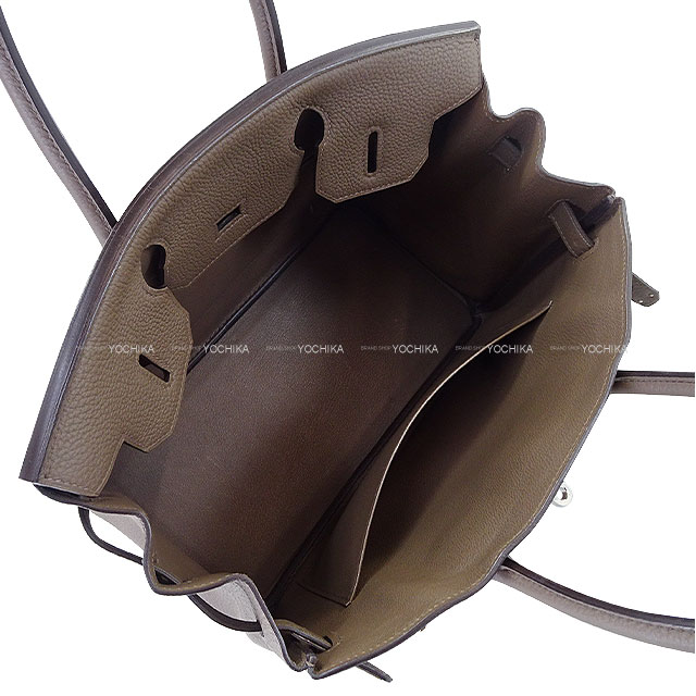 HERMES エルメス ハンドバッグ バーキン30 トープ トゴ シルバー金具