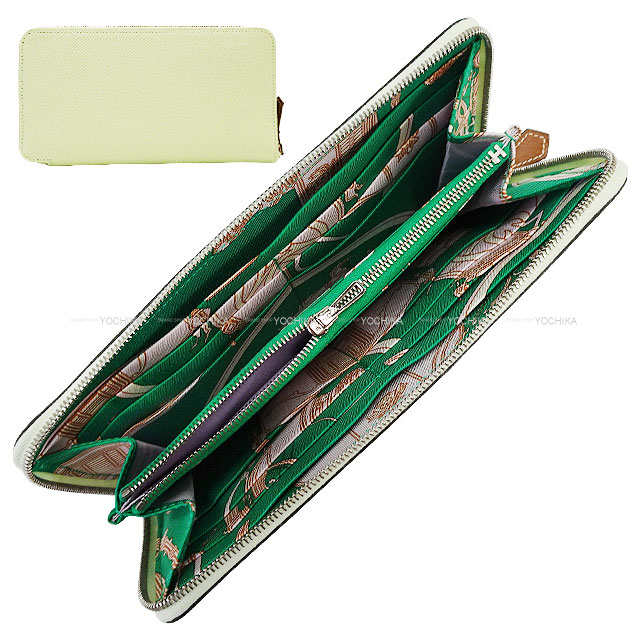 HERMES エルメス 長財布 アザップ シルクイン ロング エクスリブリス