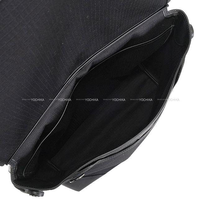 HERMES エルメス メッセンジャーバッグ オールバック 黒 (ブラック