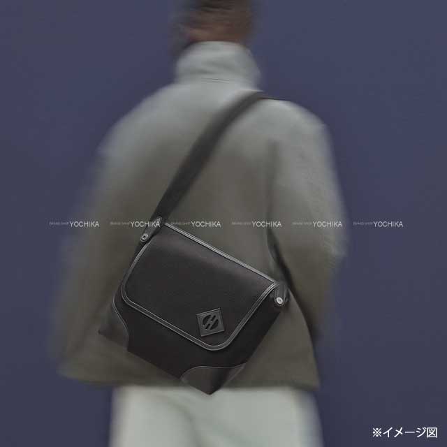 HERMES エルメス メッセンジャーバッグ オールバック 黒 (ブラック