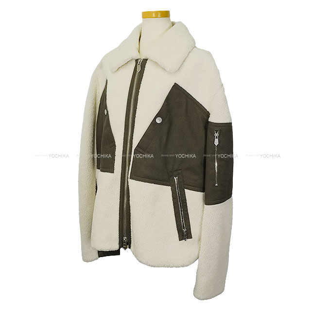 2021年秋冬 HERMES エルメス ブルゾン メンズ ジャケット ムートン