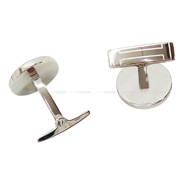 HERMES エルメス カフス スクエア H シルバー カフリンクス HERMES エルメス カフス スクエア シルバー製 Hロゴ カフリンクス