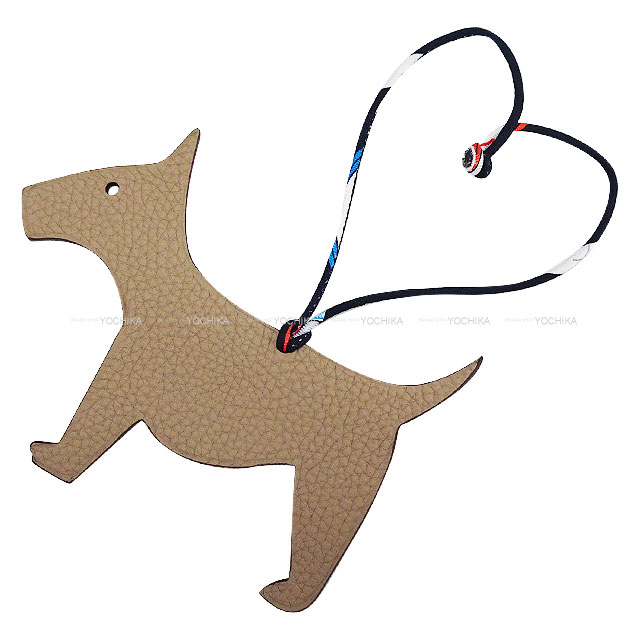 HERMES エルメス バッグチャーム プティアッシュ シュナウザー トスカ