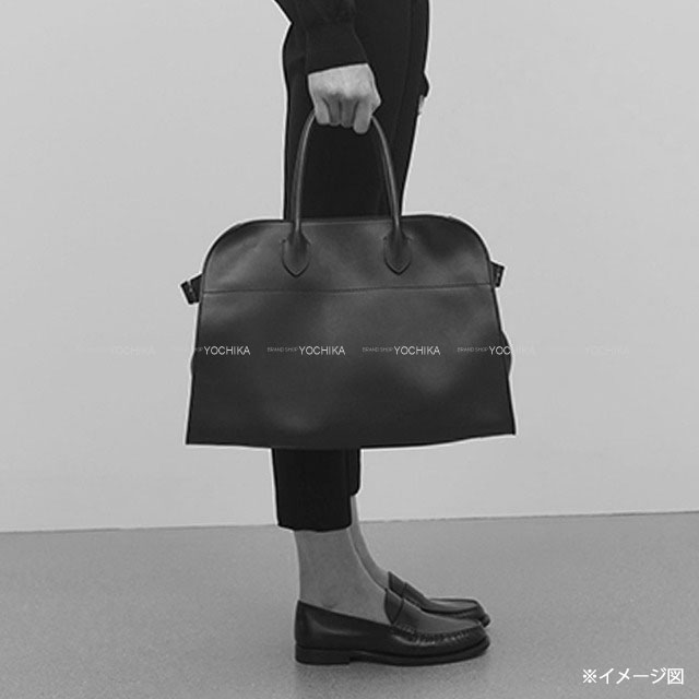 The Row ザロウ ハンドバッグ マルゴー 17 黒 (ブラック) 牛革(カーフ