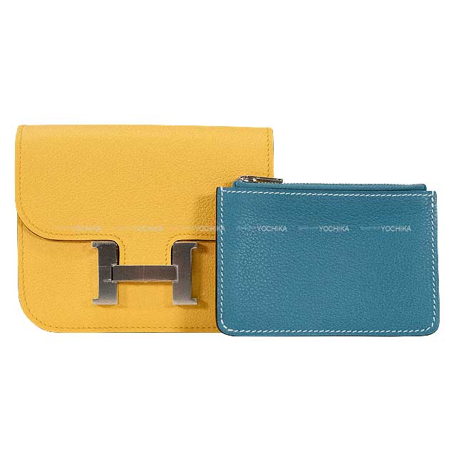 HERMES エルメス 二つ折り財布 コンスタンス スリム ヴェルソ ウェスト