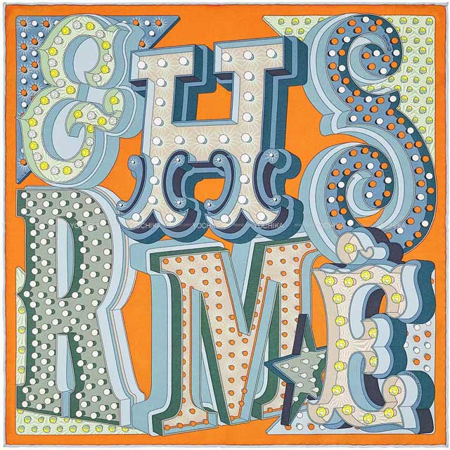 HERMES エルメス スカーフ カレ45 ガヴロッシュ エルメス