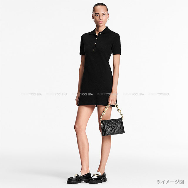 【mimina】ルイヴィトン　ブラックワンピース ルイヴィトンワンピース