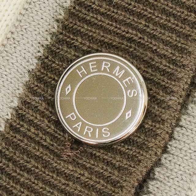 2023年秋冬 HERMES エルメス カーディガン エトリエ 刺繍 セリエボタン