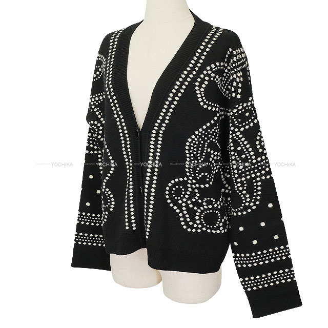 2023年春夏 HERMES エルメス カーディガン 長袖 ブリッドドゥガラ 刺繍