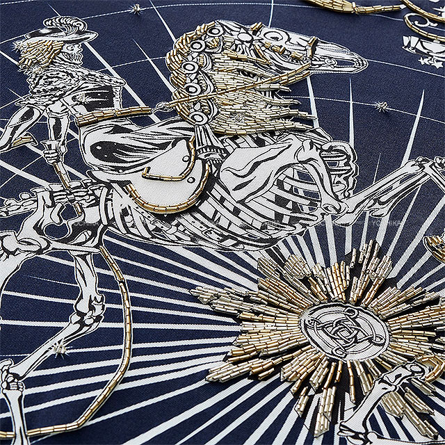 HERMES エルメス スカーフ カレ70 プレシュー コーラス ステラルム