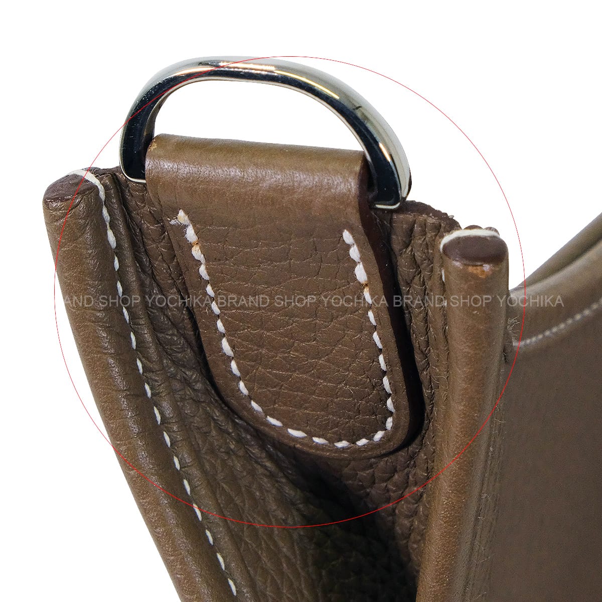 HERMES エルメス/エブリン3PM/トリヨン/エトゥープ（弊社見立て）/X B********/Aランク/18【中古】 エルメス エヴリントロワPM エトゥープ トリヨンクレマンス シルバー
